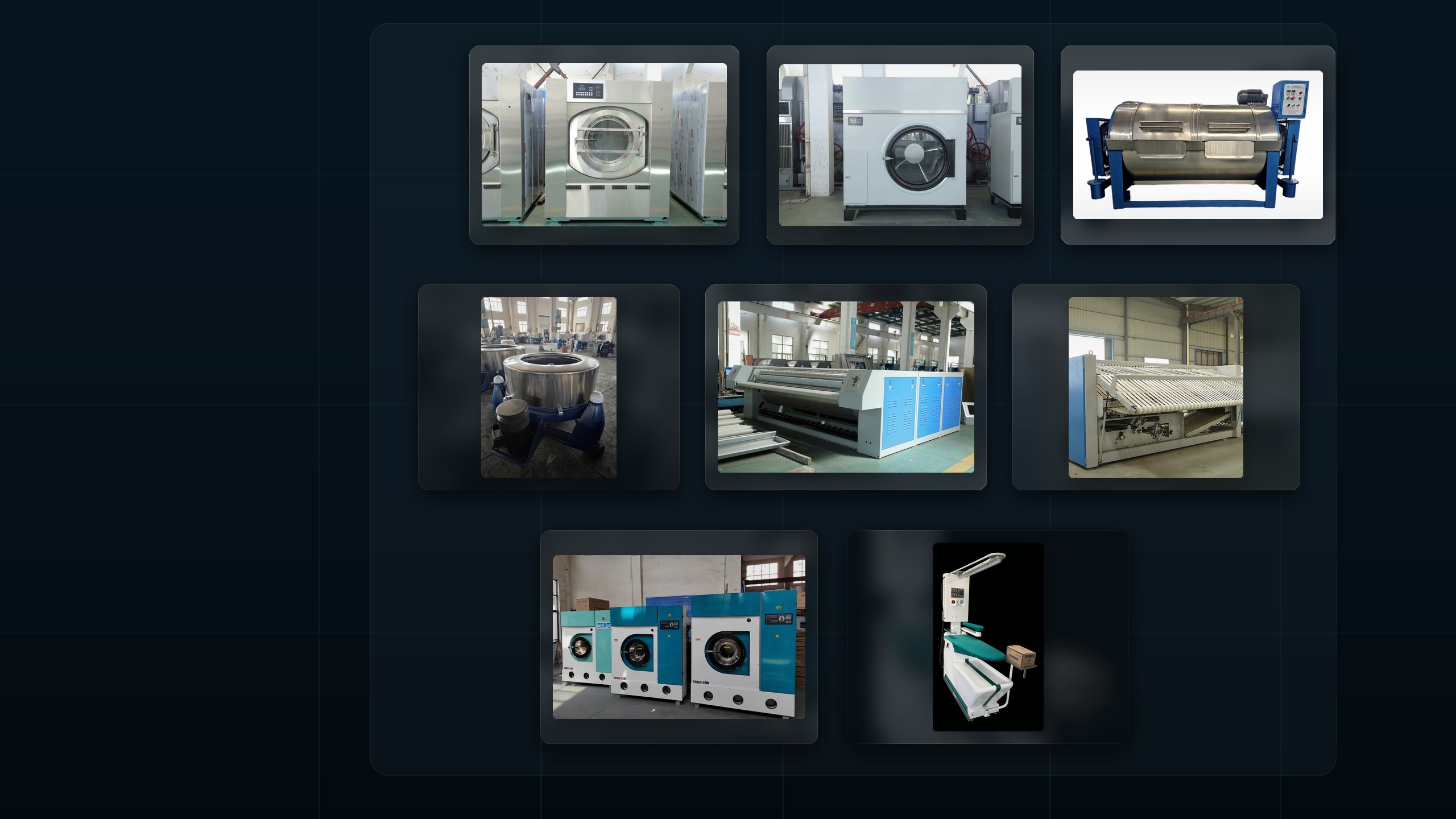 HAIDI industrial laundry equipment range for commercial laundry projects